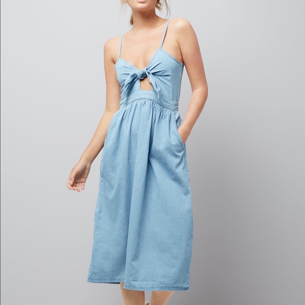 New Look Denim Midi Dress